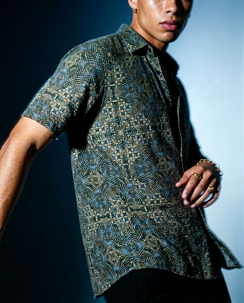 Digit shirt - Green Forest Fractal