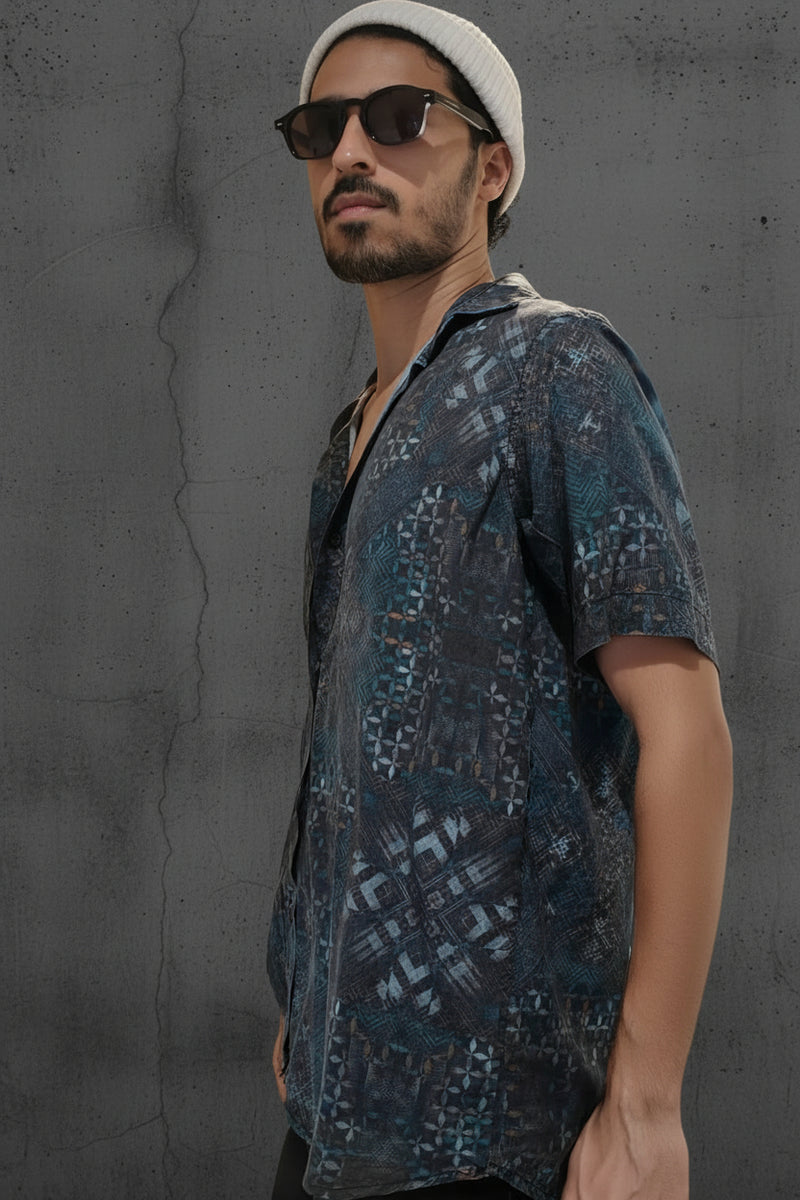 Digit shirt - Mystic blue