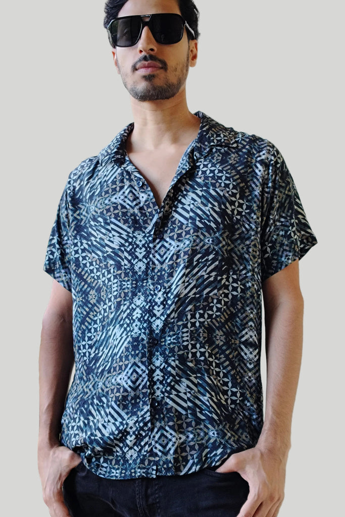 Digit shirt - Black and White print