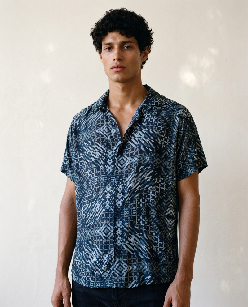 Digit shirt - Black and White print