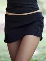 Mini sidish skirt